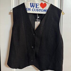 Button-up vest NWT
